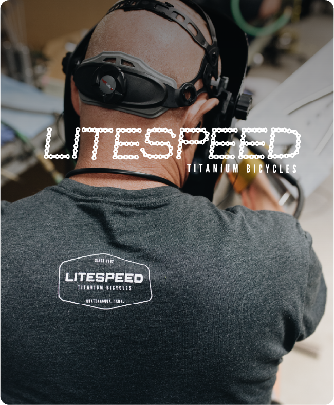 Litespeed Shirt worn by a Titanium welder