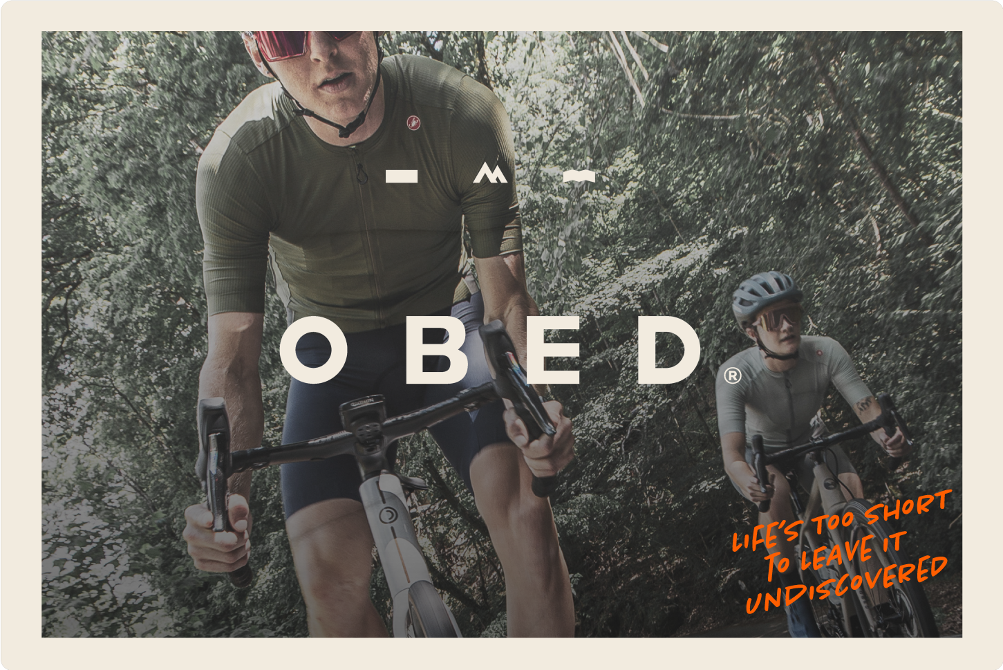 OBED Bikes Logo - Life's too short to leave it undiscovered