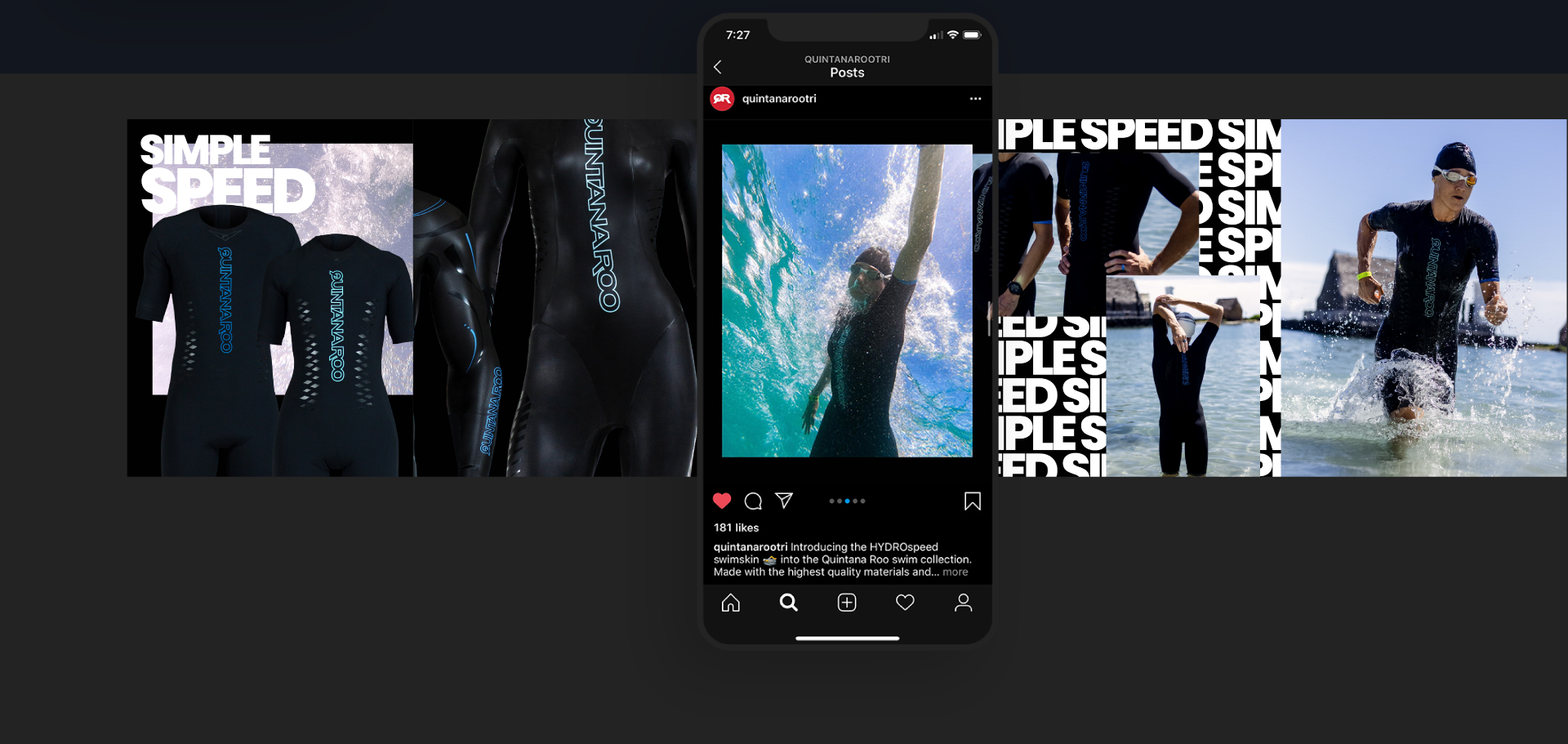 Social Media Post for HYDROspeed Swimskin