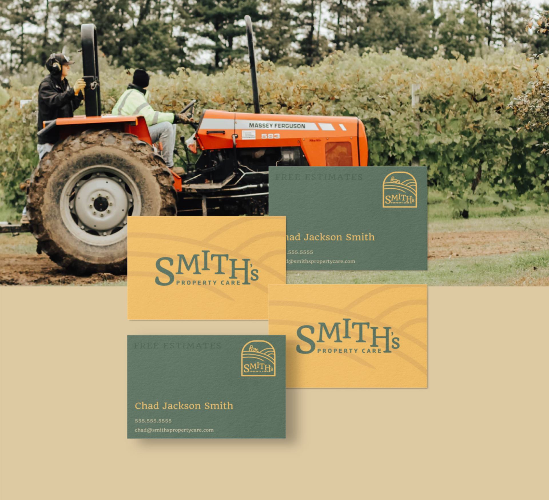 Smiths Property Care Business Cards