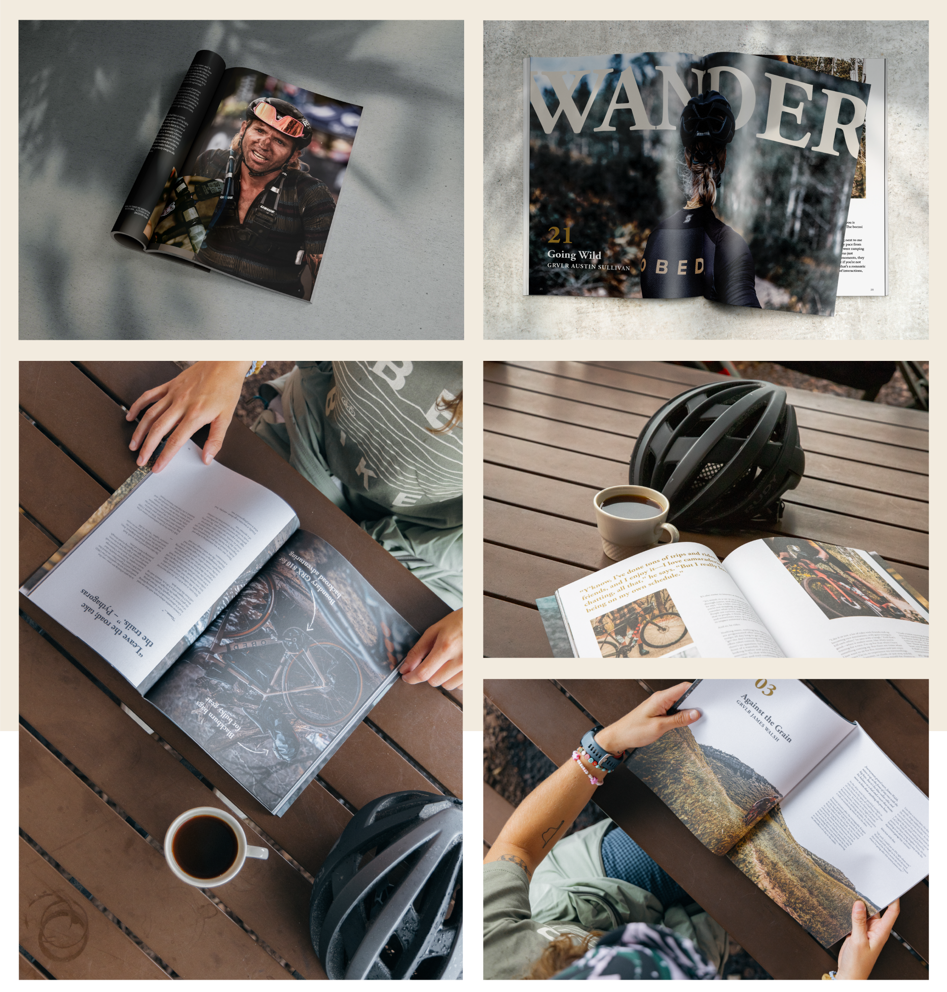 Spoke & Terrain Magazine Layouts